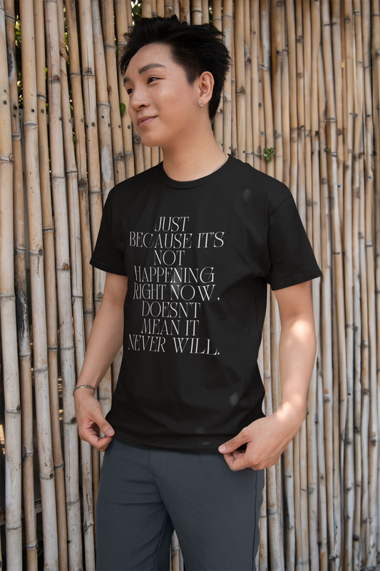 Inspiration Quote Tee: Unisex Jersey Short Sleeve, Motivational T-Shirt, Casual Wear, Gift for Dreamers, Everyday Comfort