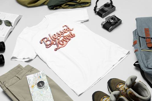Unisex Jersey Short Sleeve Tee - Blessed Loved