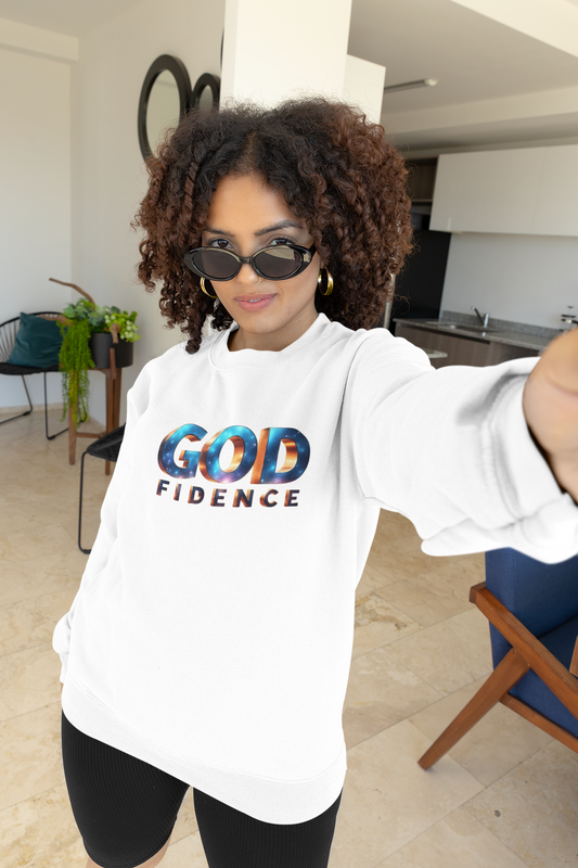 Galactic Confidence Sweatshirt, Motivational Sweatshirt, Positive Affirmation Crewneck, Inspirational Gift for Him/Her, Spiritual [...]