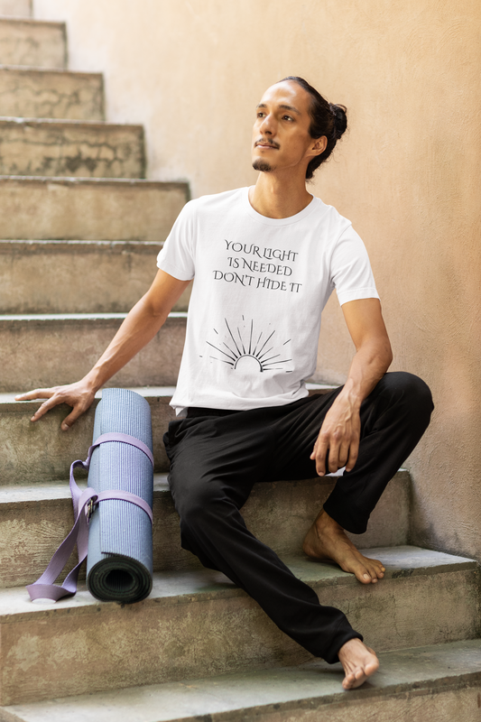 Inspirational Unisex T-shirt - Your Light is Needed, Empowering Affirmation Tee, Gift for Friends, Motivational Apparel, Everyday [...]