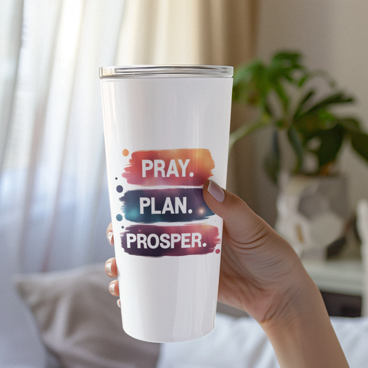 Vibrant Inspirational Tumbler 20oz, Motivational Drinkware, Gift for Friends, Office, Travel Mug, Self-Care