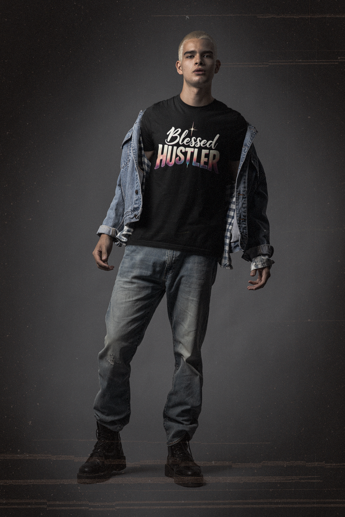 Blessed Hustler Crewneck Sweatshirt | Motivational Apparel, Gift for Entrepreneurs, Cozy Fashion, Inspirational Style