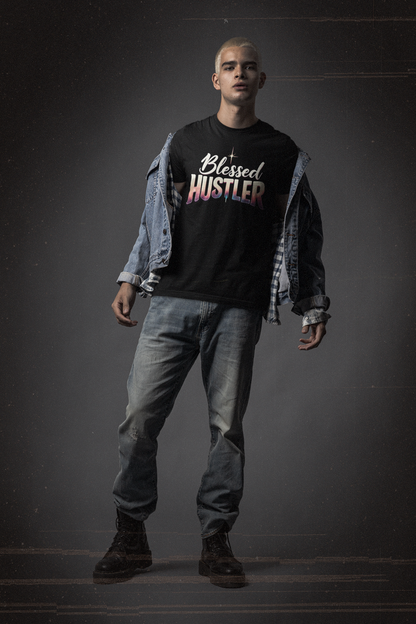 Blessed Hustler Crewneck Sweatshirt | Motivational Apparel, Gift for Entrepreneurs, Cozy Fashion, Inspirational Style