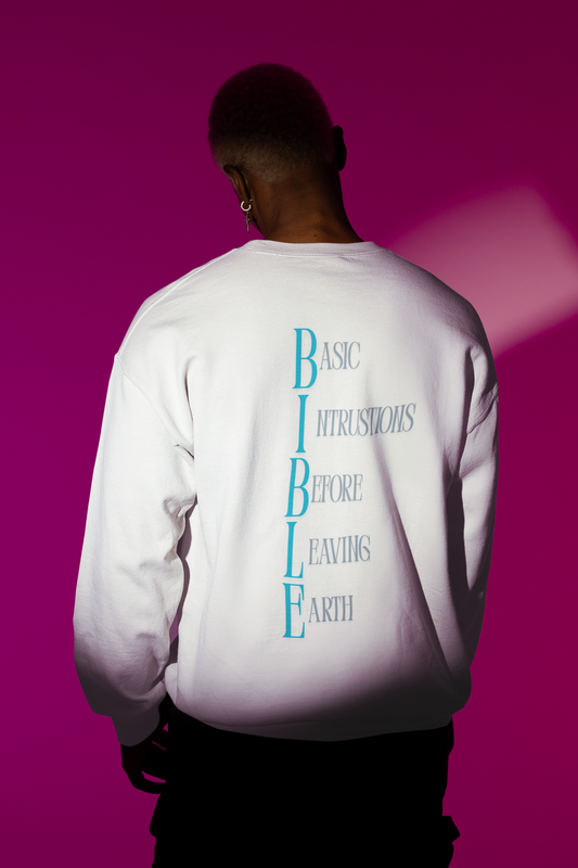 Unisex Bible Quote Sweatshirt - Cozy Crewneck, Perfect Gift for Faith Lovers, Inspirational Apparel for Celebrations