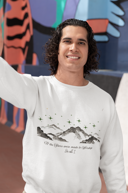 Stars were made, Inspirational Sweatshirt, Unisex Heavy Blend™ Crewneck Sweatshirt