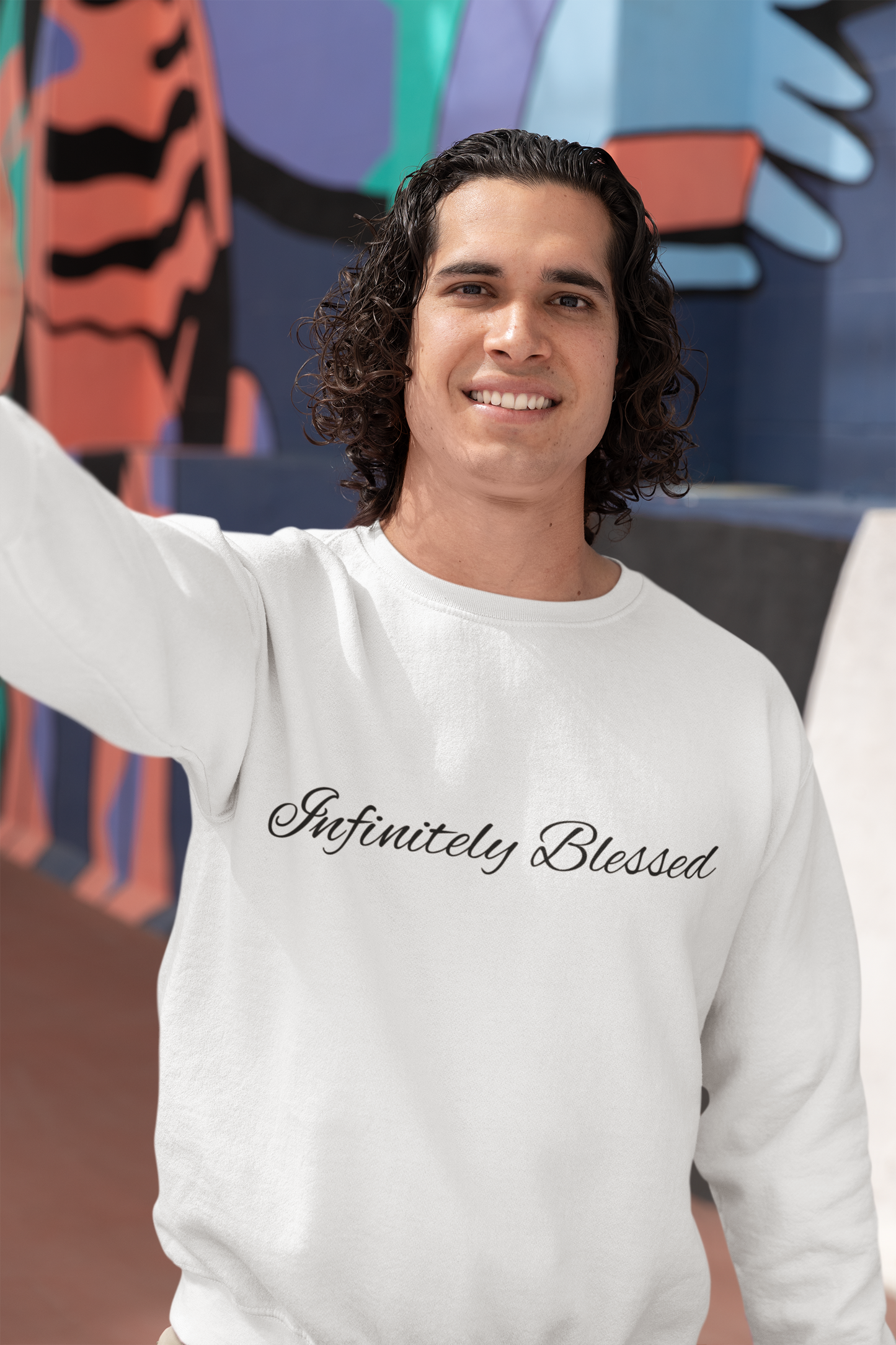 Infinitely Blessed Unisex Crewneck Sweatshirt | Cozy Gift for Friends, Faith-Inspired Apparel, Perfect for Everyday Wear, Casual [...]