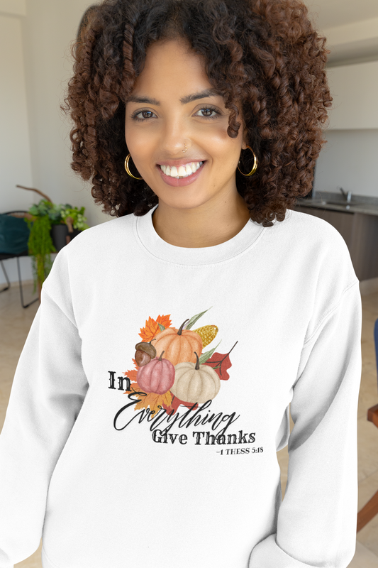 Thanksgiving Cozy Crewneck Sweatshirt, Unisex Fall Apparel, Harvest Season Gift, Autumn Fashion, Thanksgiving Decor