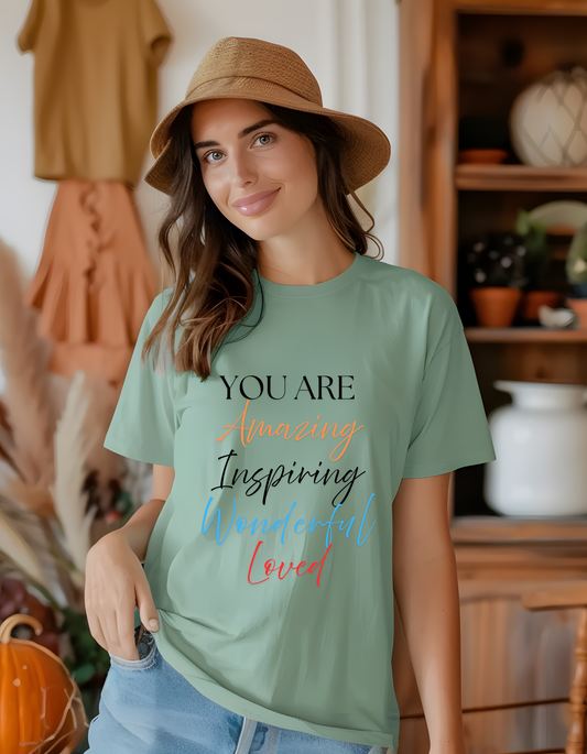 Inspirational Unisex T-shirt - Positive Affirmation Tee for Everyday Motivation, Gifts, Self-Care, Casual Wear, Encouragement
