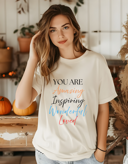Inspirational Unisex T-shirt - Positive Affirmation Tee for Everyday Motivation, Gifts, Self-Care, Casual Wear, Encouragement