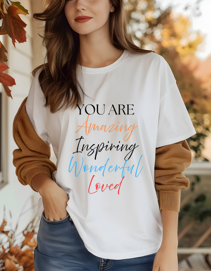 Inspirational Unisex T-shirt - Positive Affirmation Tee for Everyday Motivation, Gifts, Self-Care, Casual Wear, Encouragement