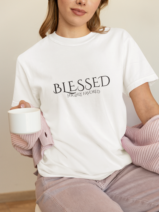 Blessed Unisex T-Shirt, Inspirational Tee, Faith-Based Apparel, Casual Style, Everyday Wear, Gift for Family and Friends