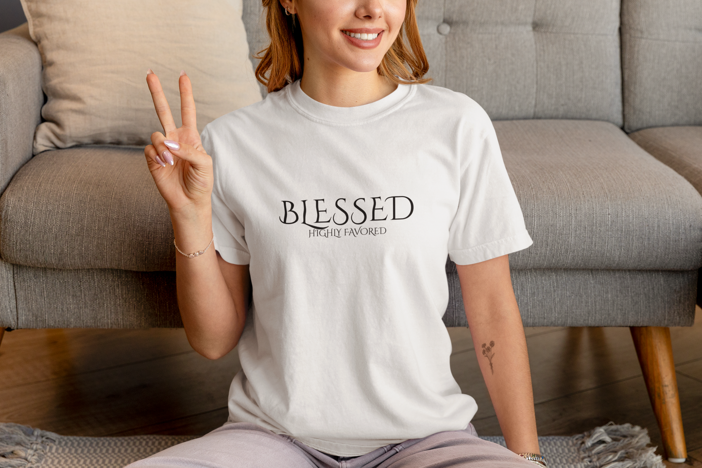 Blessed Unisex T-Shirt, Inspirational Tee, Faith-Based Apparel, Casual Style, Everyday Wear, Gift for Family and Friends