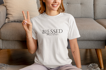 Blessed Unisex T-Shirt, Inspirational Tee, Faith-Based Apparel, Casual Style, Everyday Wear, Gift for Family and Friends