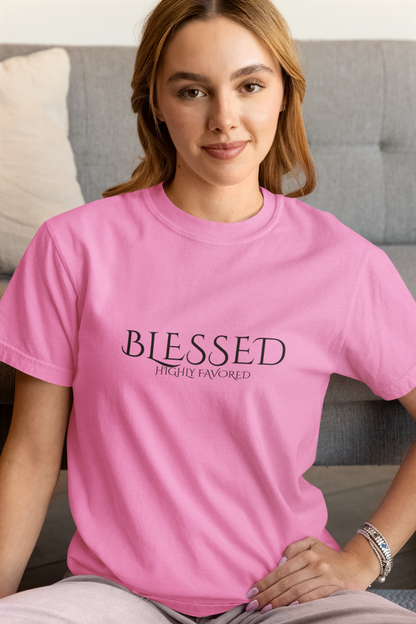 Blessed Unisex T-Shirt, Inspirational Tee, Faith-Based Apparel, Casual Style, Everyday Wear, Gift for Family and Friends