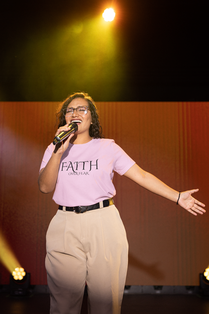 Faith Over Fear Unisex Tee - Inspirational Shirt, Motivational T-Shirt, Gift for Friends, Positive Life Quote, Spiritual Apparel