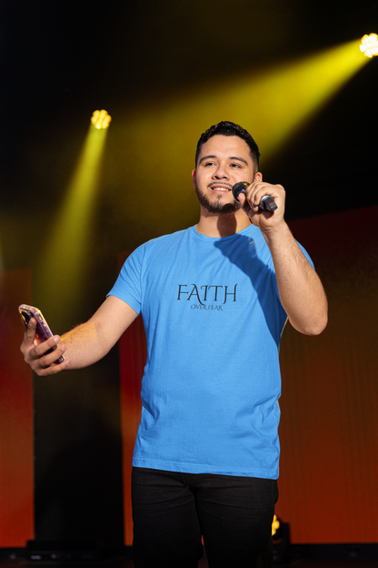 Faith Over Fear Unisex Tee - Inspirational Shirt, Motivational T-Shirt, Gift for Friends, Positive Life Quote, Spiritual Apparel