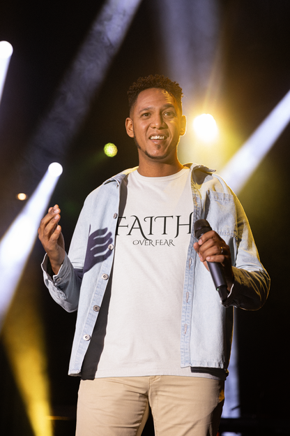 Faith Over Fear Unisex Tee - Inspirational Shirt, Motivational T-Shirt, Gift for Friends, Positive Life Quote, Spiritual Apparel