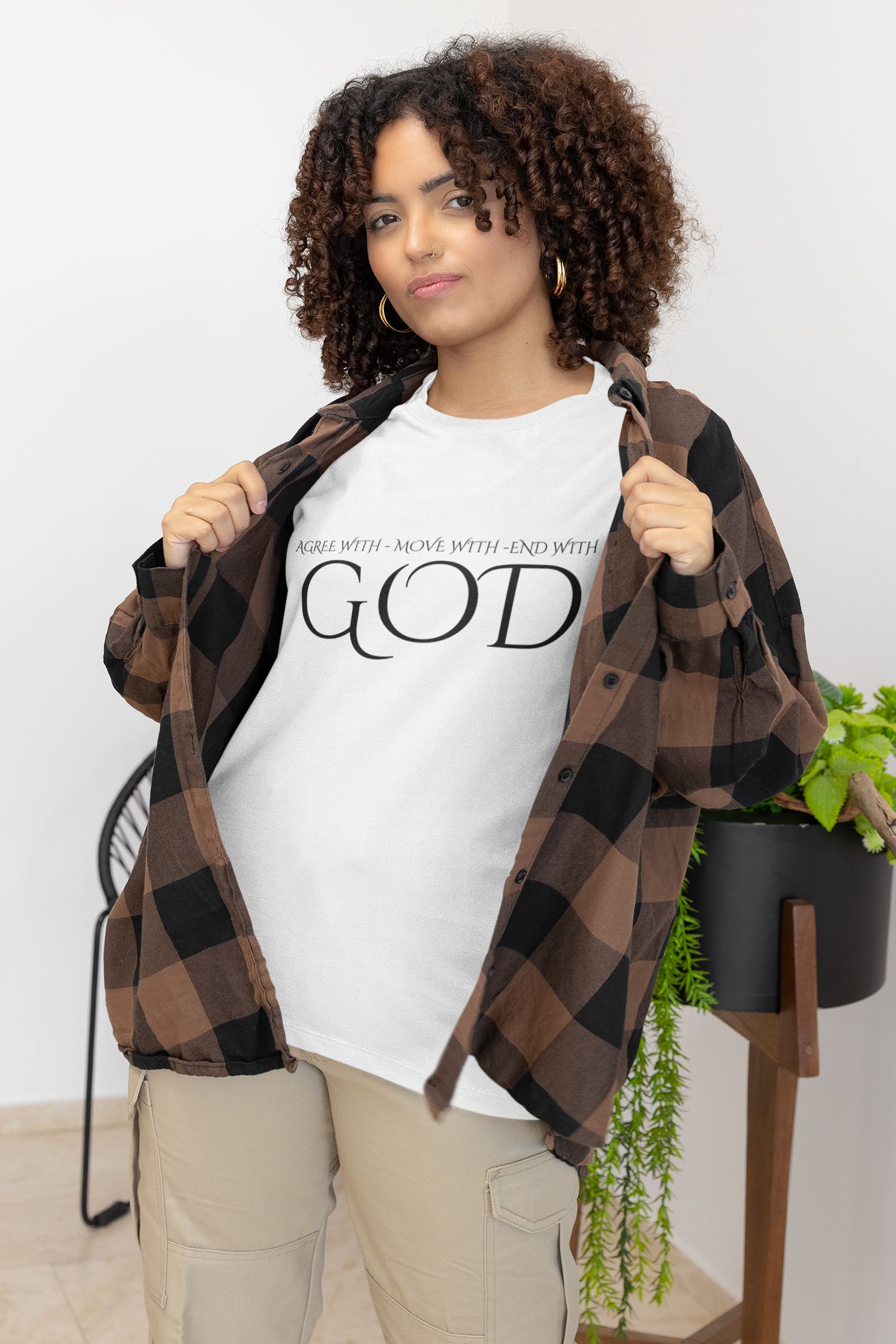 Faith-Inspired Unisex Tee: Love, Hope, God, Inspirational Gift, Spiritual Apparel, Christian T-Shirt, Casual Wear