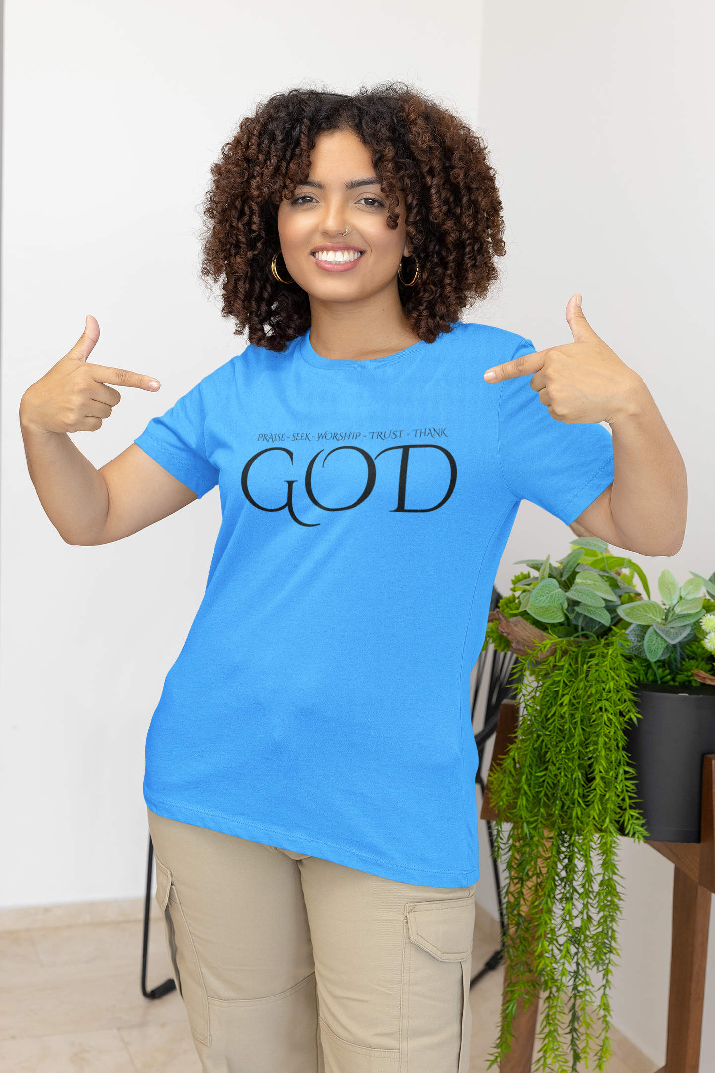 God Inspirational Unisex Tee | Faith Shirt, Christian Apparel, Gift for Believers, Casual Faith Wear, Everyday Inspiration