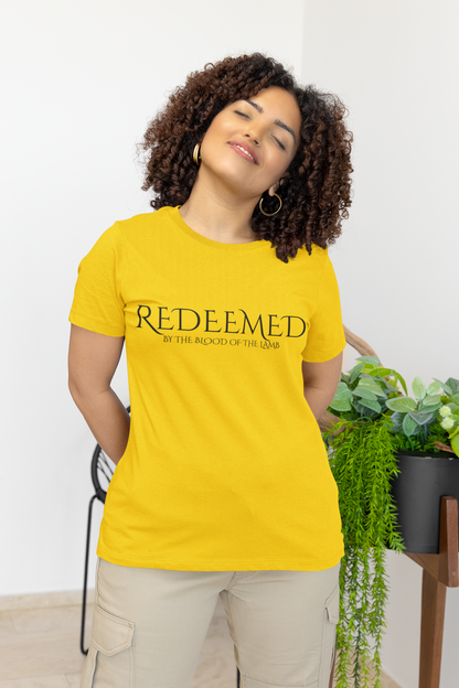 Faith-Inspired Unisex Tee: Redeemed Message, Christian Gifts, Inspirational Apparel, Casual Wear, Faith-Based Fashion