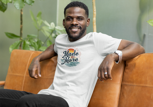 Sunset Vibe Unisex Tee, Casual Summer Shirt, Beach Ready Gift, Motivational Outfit, Made for More Clothing