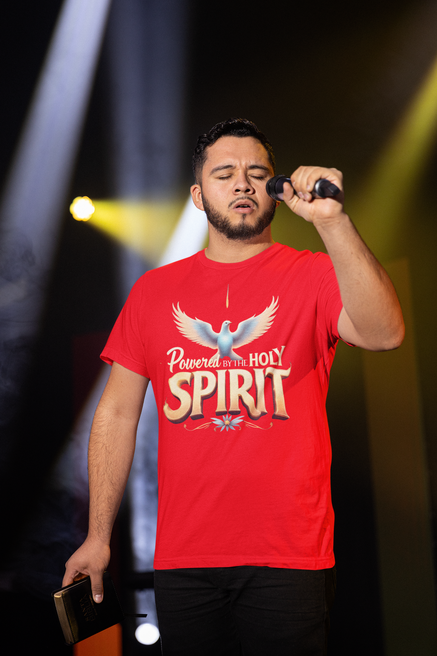 Powered by the Holy Spirit, Faith Shirt, Christian Apparel, Gift for Believer, Casual Wear, [...]
