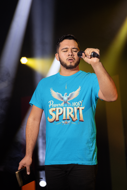 Powered by the Holy Spirit, Faith Shirt, Christian Apparel, Gift for Believer, Casual Wear, [...]