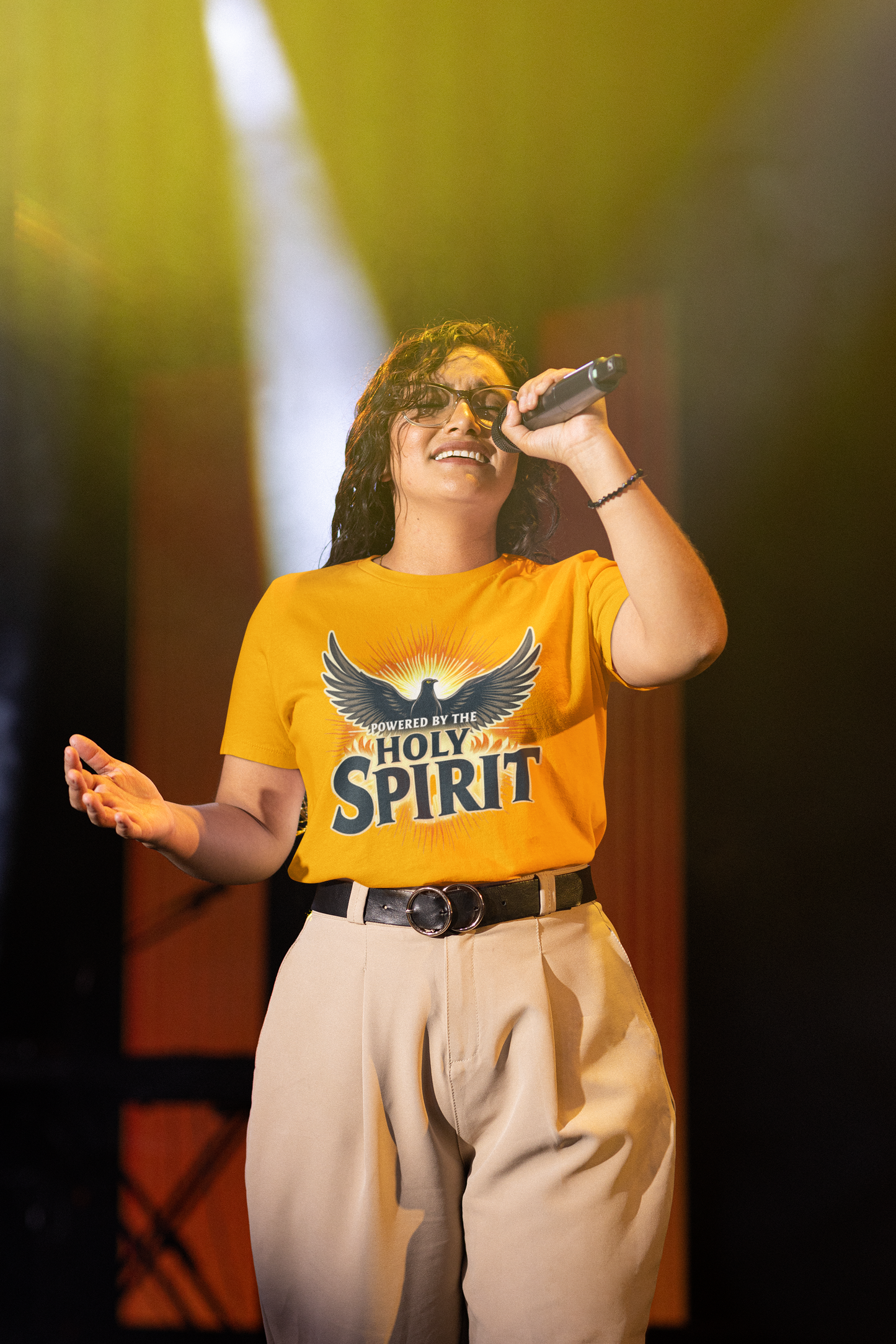 Holy Spirit Inspired Unisex Tee, Spiritual T-shirt, Faith-Based Apparel, Perfect for Church and Gifts, Casual Wear