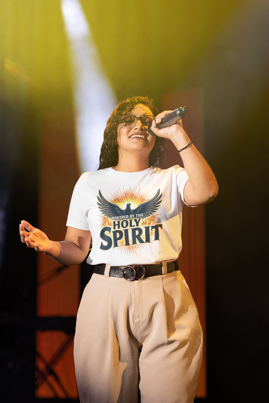 Holy Spirit Inspired Unisex Tee, Spiritual T-shirt, Faith-Based Apparel, Perfect for Church and Gifts, Casual Wear