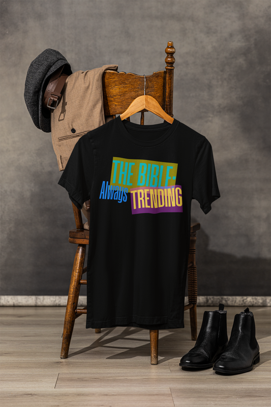 Bible Trend Tee, Faith-Inspired Shirt, Casual Christian Wear, Unisex Graphic T-Shirt, Perfect Gift for Believers