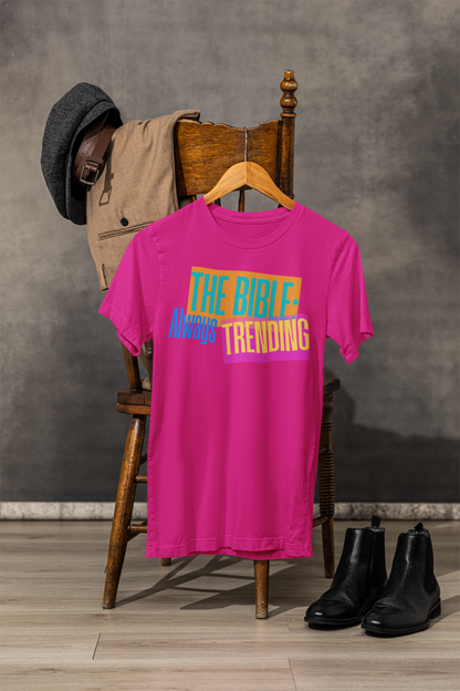 Bible Trend Tee, Faith-Inspired Shirt, Casual Christian Wear, Unisex Graphic T-Shirt, Perfect Gift for Believers