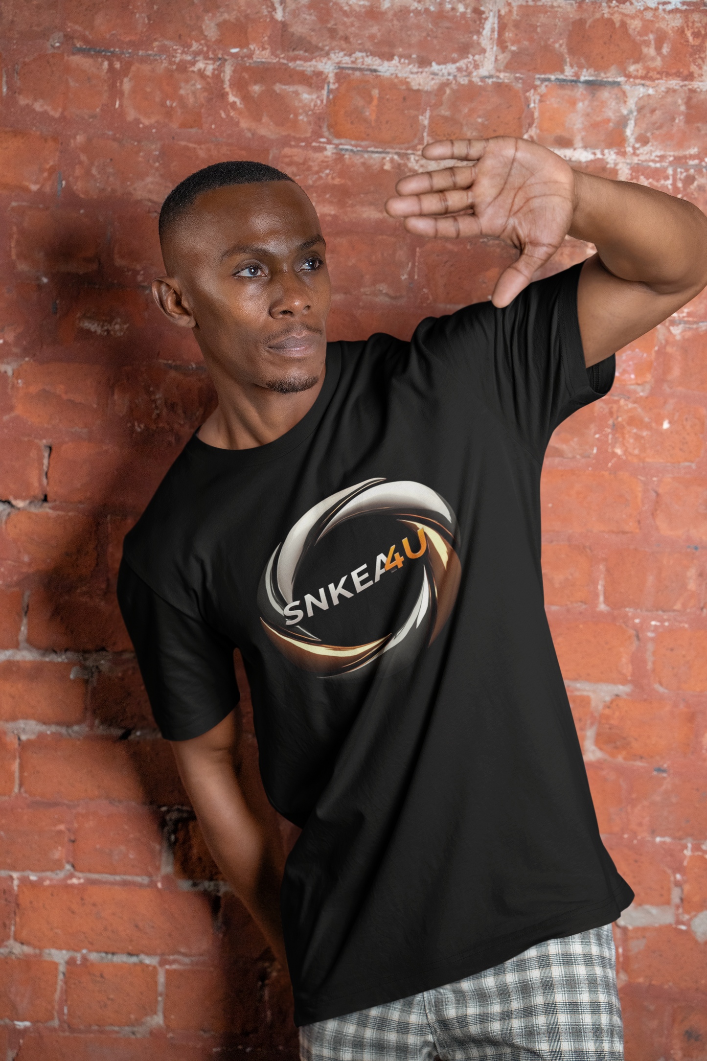 SNKEA4U Brand Circle Logo & Inspirational Back Acronym Tee