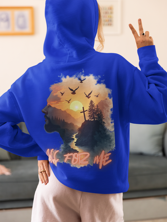 All For Me Sunset Silhouette Zip Hoodie