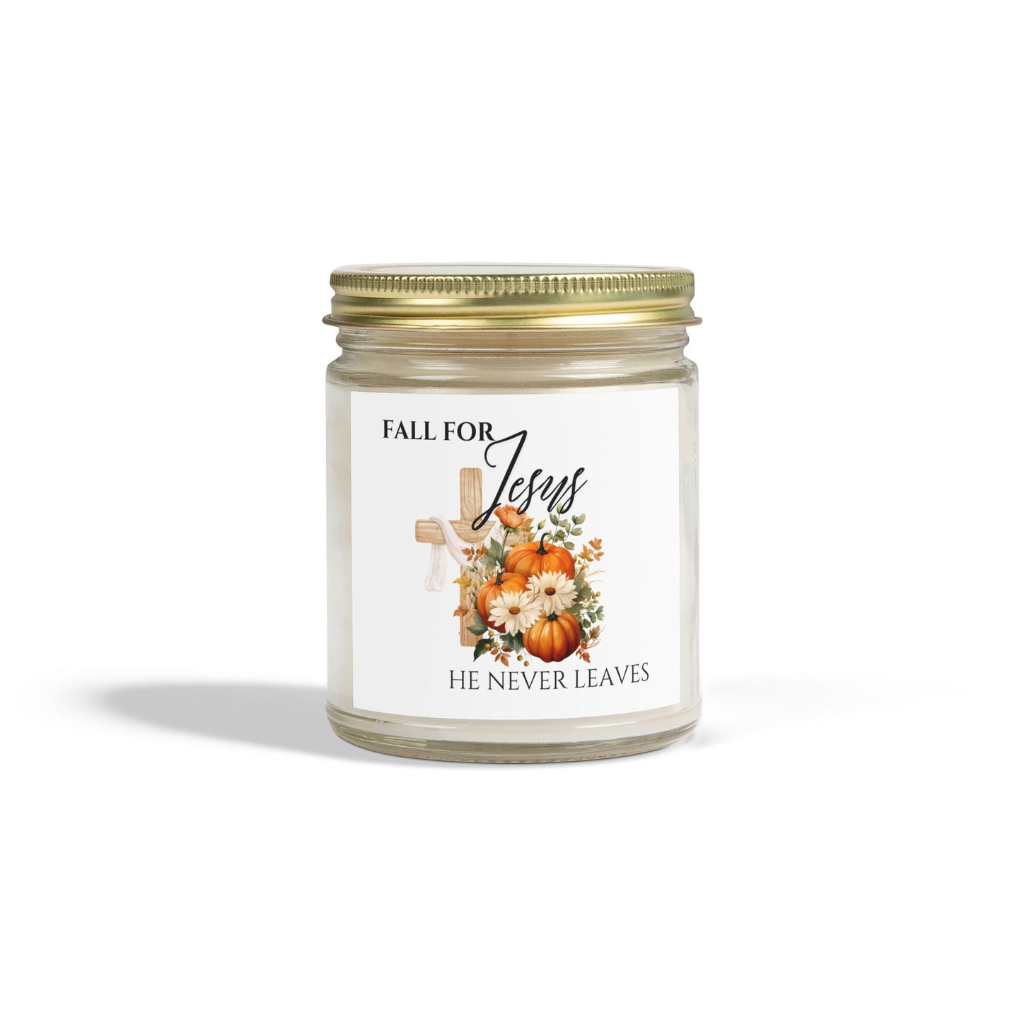 Fall for Jesus Scented Candles, Faith-Based Gifts, Joyful Home Decor, Bible Verse Candles, Christian Fall Decor