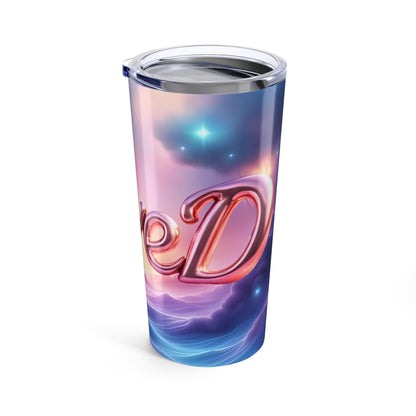 Saved Inspirational 20oz Tumbler - Dreamy Design, Travel Mug, Motivational Drinkware, Gift for Her, Inspirational Quote