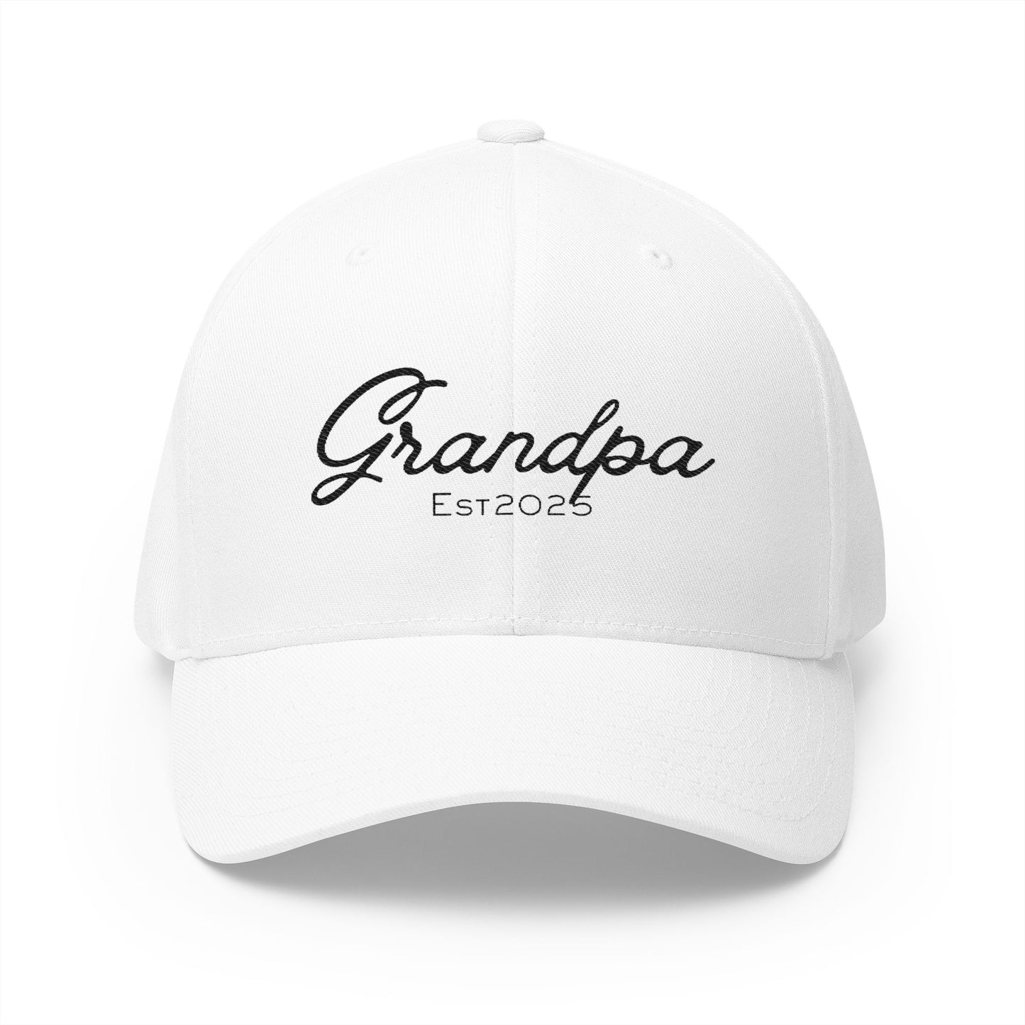 Grandpa Est. 2025 Embroidered Baseball Cap