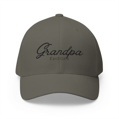Grandpa Est. 2025 Embroidered Baseball Cap