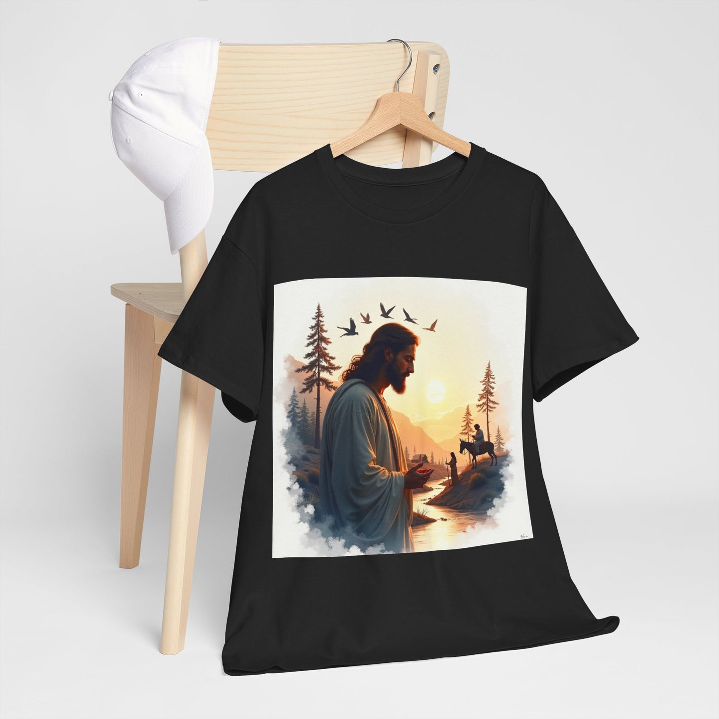 Christian Jesus Nature T-Shirt — Inspirational Faith Forest Graphic Tee