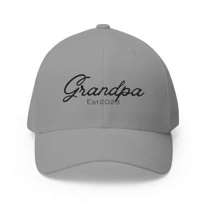 Grandpa Est. 2025 Embroidered Baseball Cap
