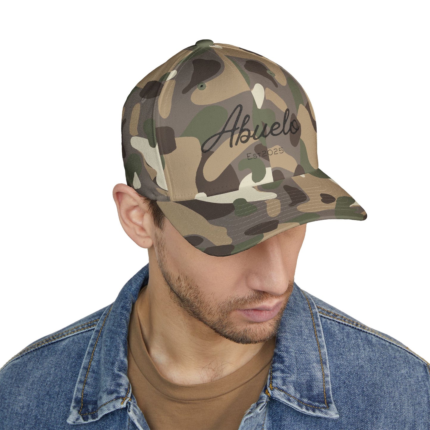 Abuelo Embroidered Dad Hat — 'Abuelo Est. 2025' Structured Cap