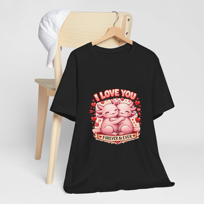 I Love You Forever & Ever Tee — Cute Pink Kittens Valentine T-Shirt