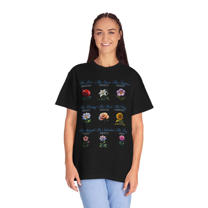 Floral Affirmation T-Shirt, Unisex Graphic Tee for Positive Vibes, Gift for Nature Lovers, Self-Care Fashion, Spring Celebration Wear