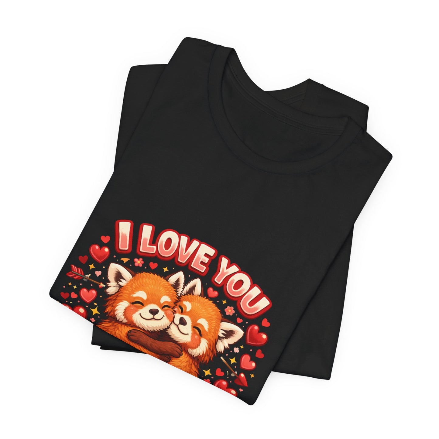 I Love You Forever & Ever Tee — Cute Red Panda Couples Valentine's Shirt