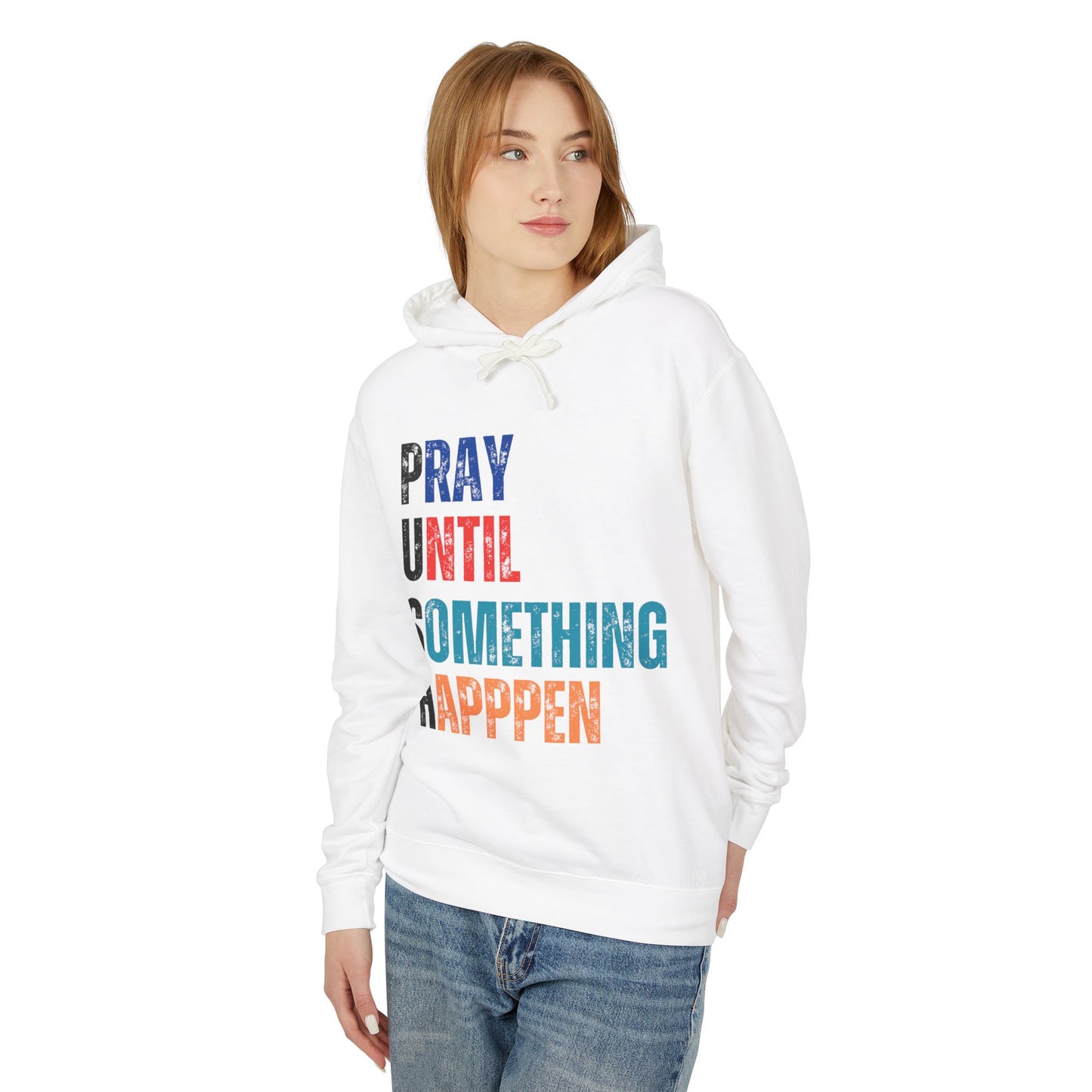 Motivational Unisex Lightweight Hooded Sweatshirt - Inspirational Gift for Friends, Cozy Apparel, Ideal for Casual Outings, Gym, [...]