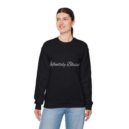 Infinitely Blessed Unisex Heavy Blend™ Crewneck Sweatshirt - Cozy Gift for Friends, Inspirational Apparel, Motivational Outfit, Casual [...]