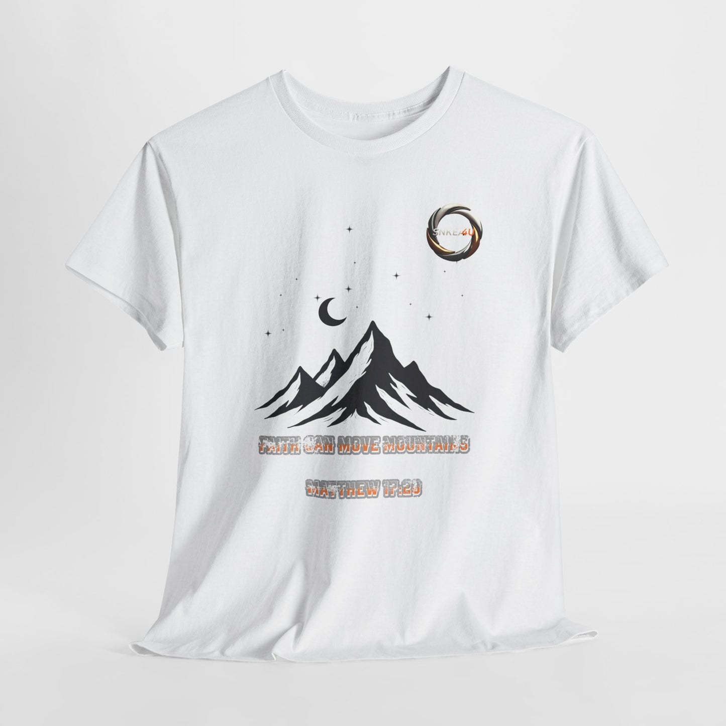 Mountain Moon Tee — Minimal Night Sky Graphic T-Shirt