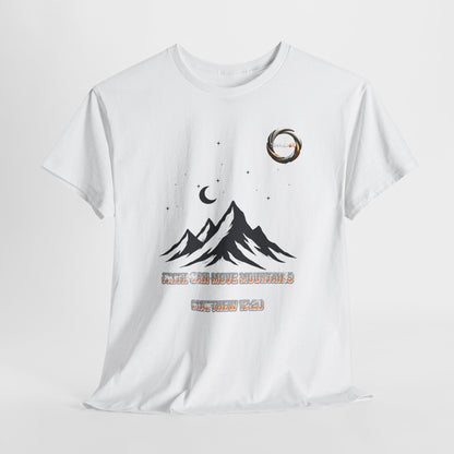 Mountain Moon Tee — Minimal Night Sky Graphic T-Shirt