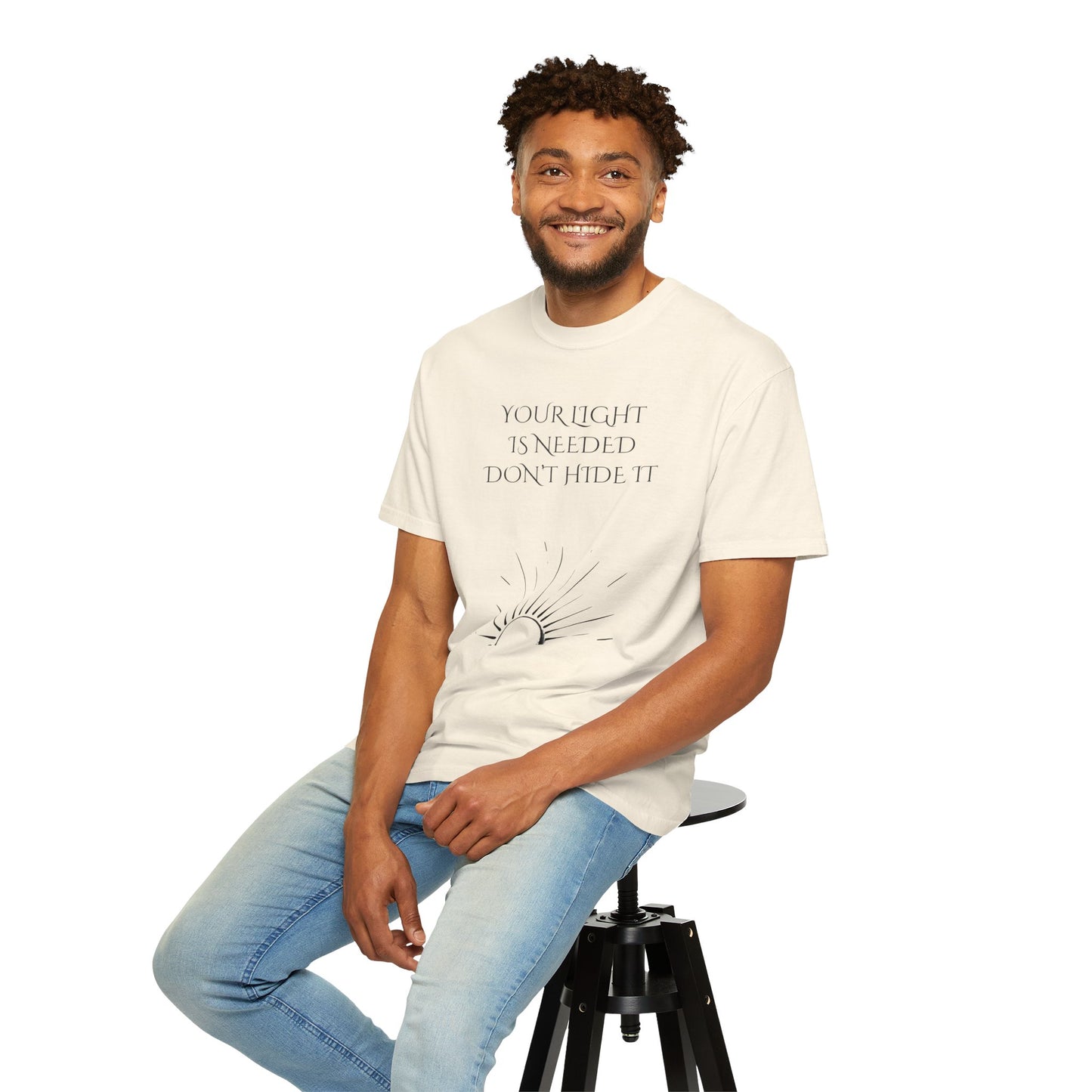 Inspirational Unisex T-shirt - Your Light is Needed, Empowering Affirmation Tee, Gift for Friends, Motivational Apparel, Everyday [...]