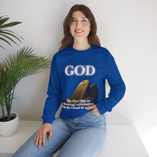 God Humor Crewneck Sweatshirt | Unisex Funny Apparel for Religious Humor, Gift for Christians, Comedic Religious Sweater, Church [...]