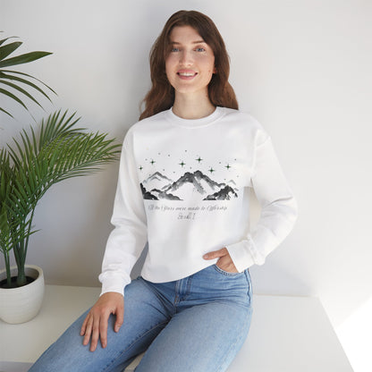 Stars were made, Inspirational Sweatshirt, Unisex Heavy Blend™ Crewneck Sweatshirt